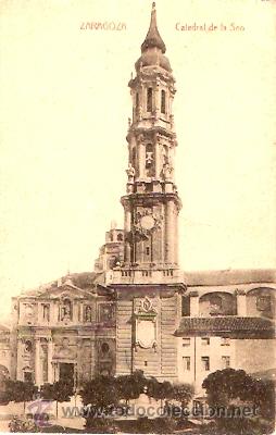 Postales: POSTAL ZARAGOZA CATEDRAL DE LA SEO - Foto 1