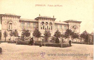 Postales: POSTAL ZARAGOZA PALACIO DEL MUSEO - Foto 1