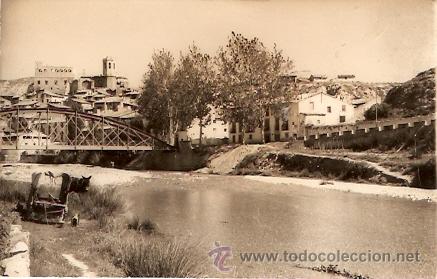 Postales: POSTAL VALDERROBRES VISTA DESDE EL RIO - Foto 1
