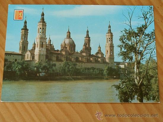 Postales: Postal Zaragoza. Basilica del Pilar  A&ntilde;o 1962. - Foto 1
