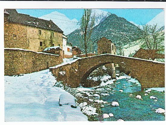 Postales: 6- SALLENT DE GALLEGO. ALTITUD 1.305 M. - RIO AGUAS LIMPIAS