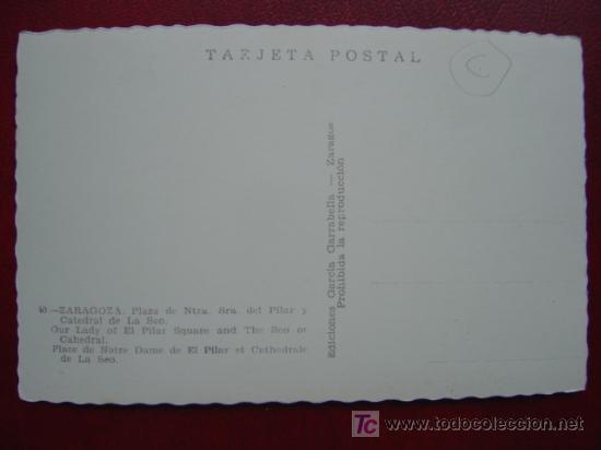 Postales: ZARAGOZA - Foto 2