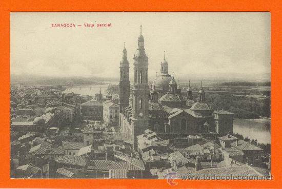 Postales: ZARAGOZA. VISTA PARCIAL. SIN CIRCULAR. - Foto 1