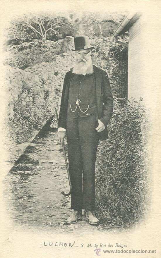 Postales: BENASQUE-LUCHON. LEOPOLDO II, REY DE LOS BELGAS. HACIA 1905.