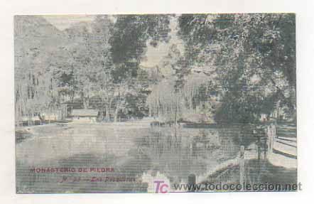 Postkarten: MONASTERIO DE PIEDRA. LAS PESQUERAS. (N&ordm; 25, M. RAMOS Y COBOS FOT.)
