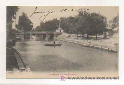 Postales: ZARAGOZA. CANAL IMPERIAL. - Foto 1