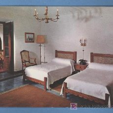 Postales: ZARAGOZA - MONASTERIO DE PIEDRA - DORMITORIO DE HOTEL - 1964