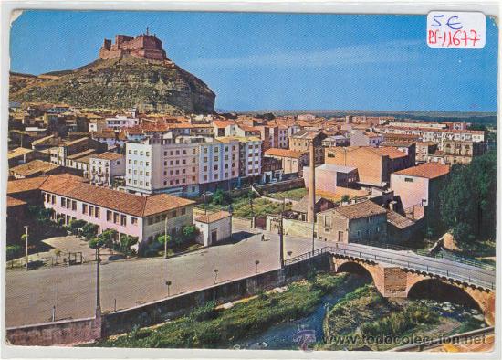 Postales: (PS-11677)POSTAL DE MONZON(HUESCA)-PUENTE SOBRE EL RIO SOSA Y CASTILLO