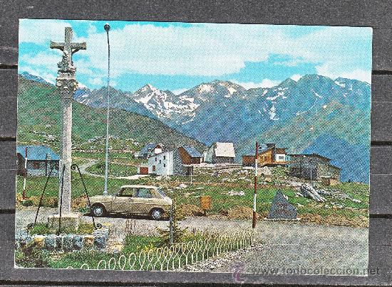 Postales: N&ordm; 33 SALLENT DE GALLEGO. URBANIZACION FORMIGAL.  AL FONDO MACIZO DEL INFIERNO