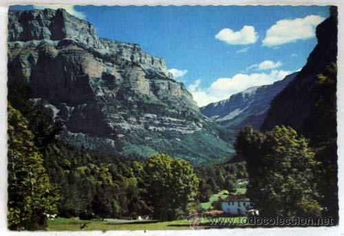 Postales: Postal Parque Nacional de Ordesa paisaje Pirineo aragon&eacute;s Ed Garc&iacute;a Garrabella a&ntilde;os 60 sin circular