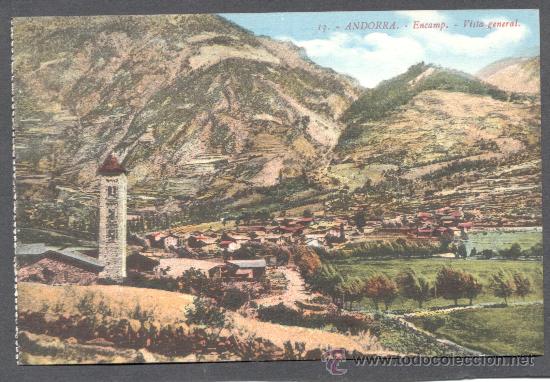 Postales: ANDORRA ENCAMP VISTA GENERAL - Foto 1