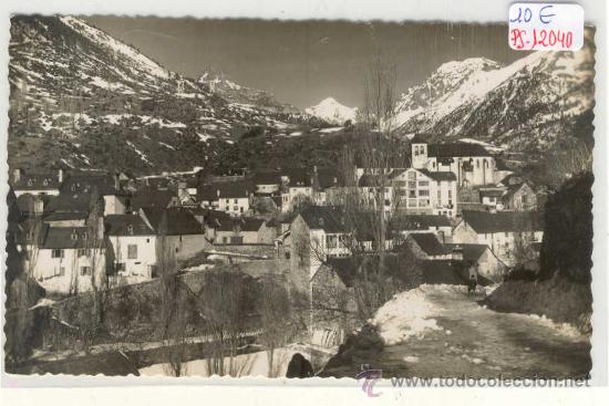 Postales: (PS-12040)POSTAL DE SALLENT DE GALLEGO-VISTA PARCIAL