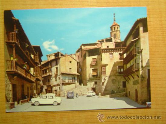 Postales: POSTAL ALBARRACIN MONUMENTO NACIONAL PLAZA DEL GENERALISIMO   SIN CIRCULAR