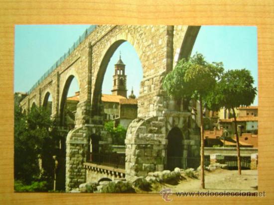 Postales: POSTAL TERUEL  LOS ARCOS ACUEDUCTO SIN CIRCULAR - Foto 1