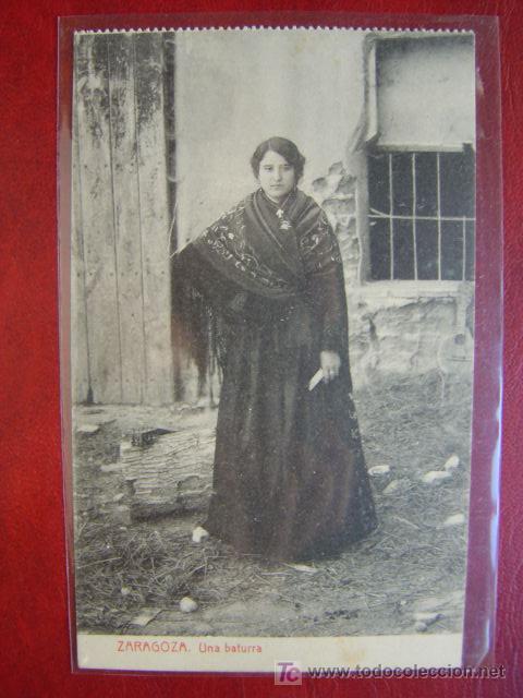 Postales: ZARAGOZA - UNA BATURRA - Foto 1