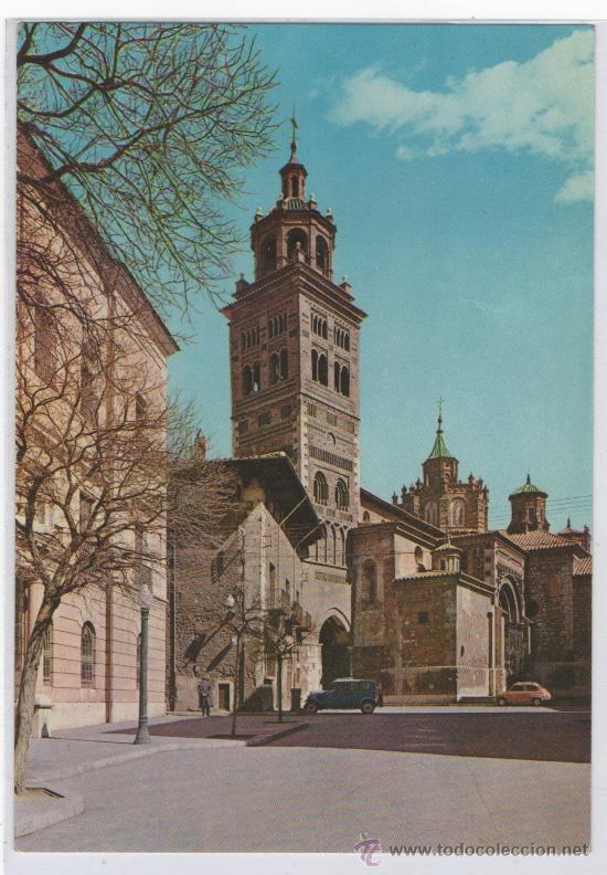 Postales: TARJETA POSTAL PLAZA DE LA CATEDRAL PARADOR NACIONAL TERUEL