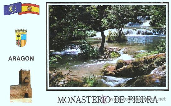 Postales: MONASTERIO DE PIEDRA ZARAGOZA - Foto 1
