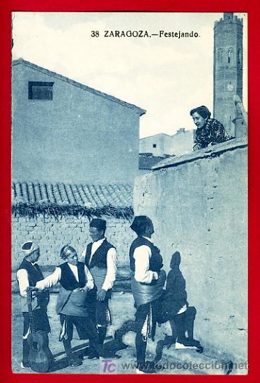 Postales: ZARAGOZA, FESTEJANDO,     P40053 - Foto 1