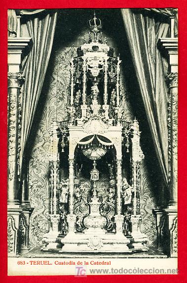 Postales: TERUEL, CUSTODIA DE LA CATEDRAL,    P40117 - Foto 1