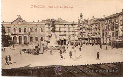 Postales: POSTAL ZARAGOZA PLAZA DE LA CONSTITUCION - Foto 1