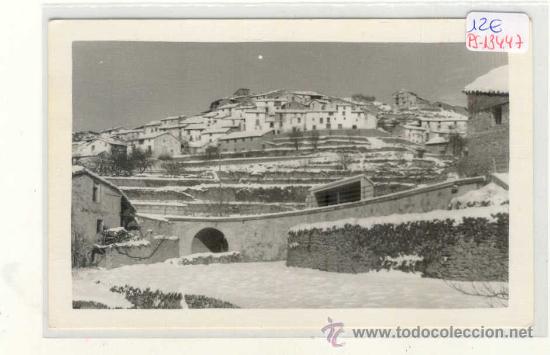 Postales: (PS-13447bis)POSTAL DE NOGUERUELAS(TERUEL)-VISTA PARCIAL NEVADO