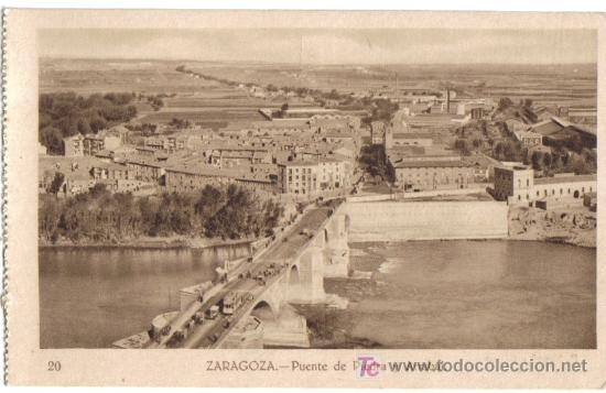 Postales: ZARAGOZA, PUENTE DE PIEDRA Y ARRABAL - Foto 1