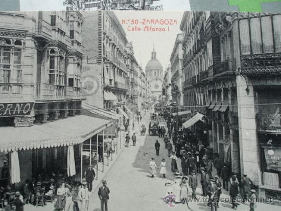 Postales: ZARAGOZA.S/C.ALFONSO I - Foto 1