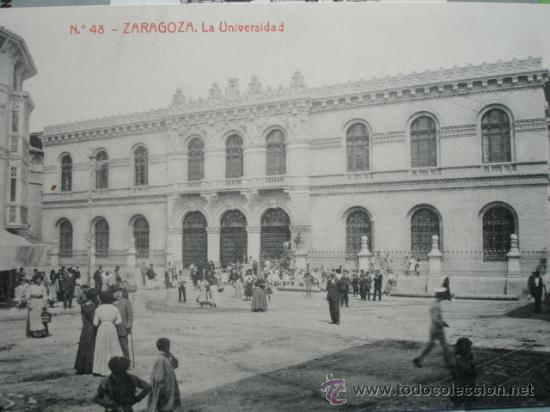 Postales: ZARAGOZA.S/C.LA UNIVERSIDAD - Foto 1