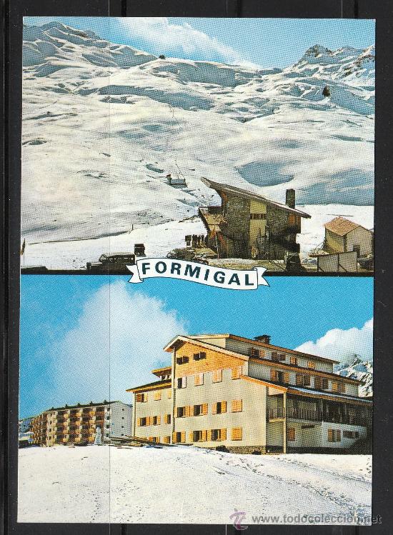 Postales: SALLENT DE GALLEGO - FORMIGAL. TEBARRAY Y PISTAS Y RESIDENCIAS NIEVE Y SOL Y PE&Ntilde;A BLANCA