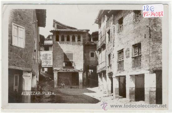 Postcards: (PS-14088)POSTAL FOTOGRAFICA DE ALQUEZAR(HUESCA)-PLAZA