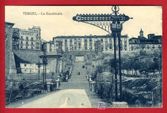 Postales: TERUEL, ARAGON, LA ESCALINATA,    P33119 - Foto 1