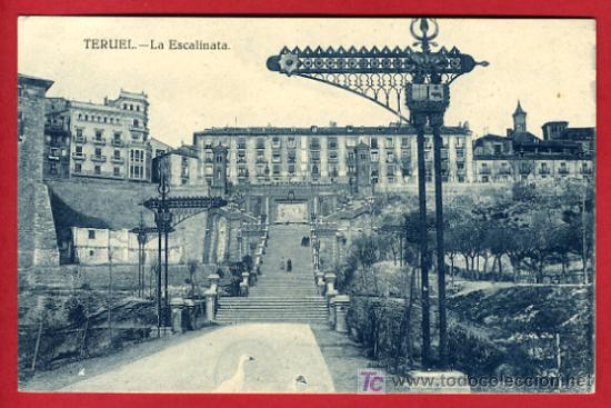 Postales: TERUEL, ARAGON, LA ESCALINATA,    P33120 - Foto 1