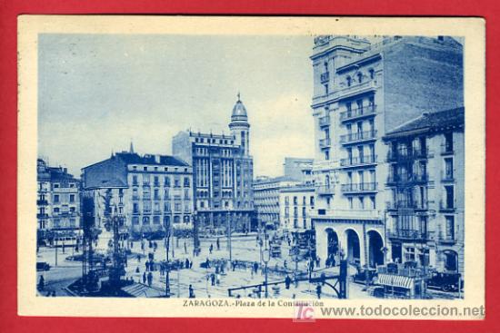 Postales: ZARAGOZA, PLAZA DE LA CONSTITUCION,    P32829 - Foto 1
