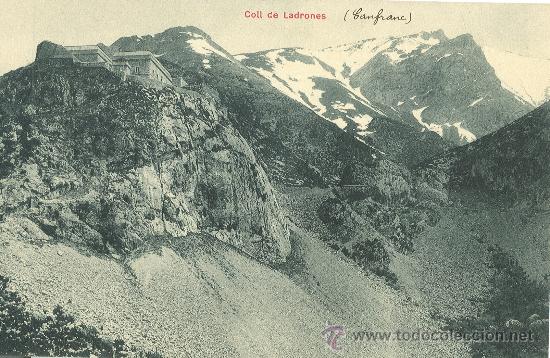Postales: HUESCA. JACA. COLL DE LADRONES. CANFRANC. - Foto 1