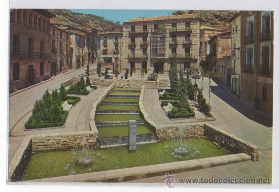 Postales: TARJETA POSTAL DE DAROCA PLAZA DEL GENERALISIMO ZARAGOZA - Foto 1