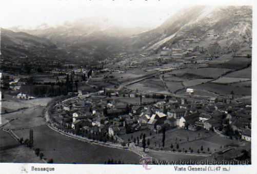 Postales: POSTAL BENASQUE VISTA GENERAL - Foto 1