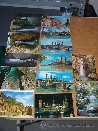 Postales: 36 POSTALES DE LA PROVINCIA DE ZARAGOZA - Foto 2