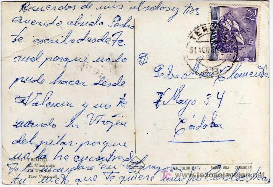 Postales: REVERSO DE LA POSTAL  - Foto 2