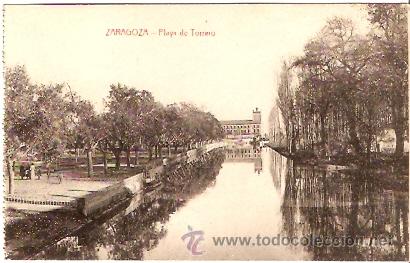 Postales: POSTAL ZARAGOZA PLAYA DE TORRERO - Foto 1