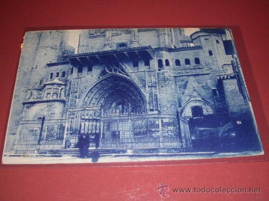 Postales: HUESCA - FACHADA DE LA CATEDRAL - Foto 1