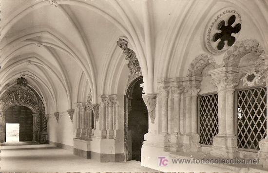 Postales: MONASTERIO DE PIEDRA - CLAUSTRO - PUERTA DE LA SALA CAPITULAR - Foto 1