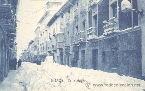 Postales: JACA(HUESCA).-CALLE MAYOR