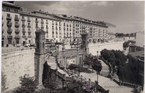 Postales: TERUEL.-VISTA PARCIAL DE LA ESCALINATA
