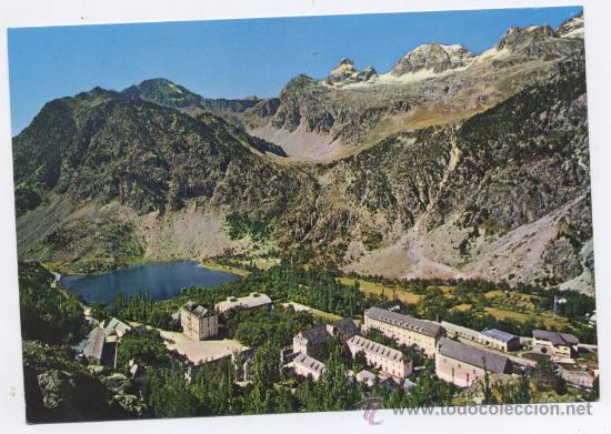 Postales: POSTAL BALNEARIO DE PANTICOSA (HUESCA) - VISTA GENERAL, FONDO CARMONEGRO Y COLLADO PONDIELLOS (VALLE