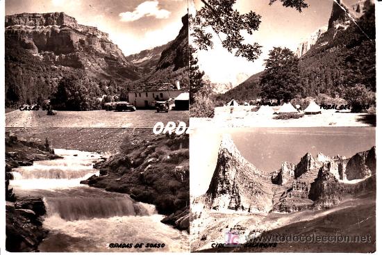 Postales: PS2433 ORDESA 'CASAS DE VIU - TOZAL MALLO - GRADAS DE SOASO - CIRCO DE SALARONS'. ED. SICILIA