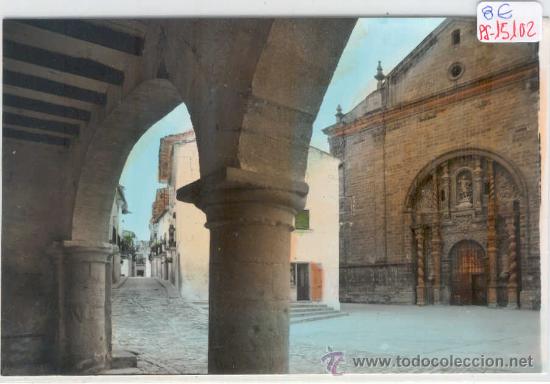 Postales: (PS-15102)POSTAL DE VALJUNQUERA(TERUEL)-PLAZA Y CALLE MAYOR