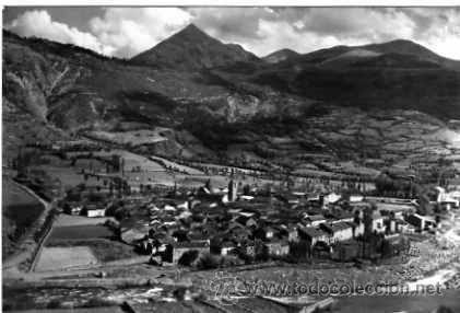 Postales: POSTAL BENASQUE VISTA GENERAL - Foto 1