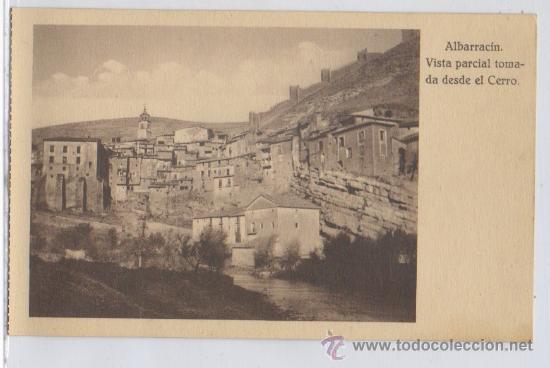 Postales: TARJETA POSTAL DE ALBARRACIN VISTA PARCIAL TOMADA DESDE EL CERRO TERUEL