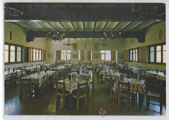 Postales: TARJETA POSTAL DE ORIHUELA DEL TREMEDAL RESIDENCIA DE PRODUCTORES PADRE POLANCO COMEDOR TERUEL