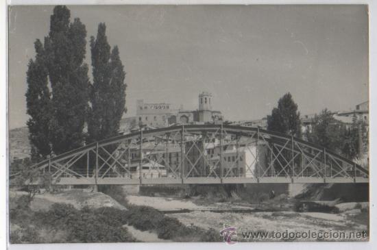 Postales: TARJETA POSTAL DE VALDERROBRES PUENTE TERUEL - Foto 1